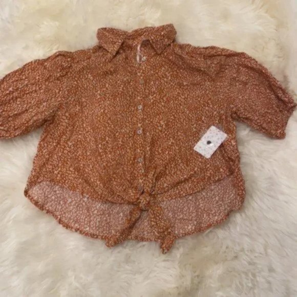 Free People Celia Printed Blouse. S - Picture 5 of 13